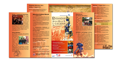 FLyer für das Ritterfest 2014