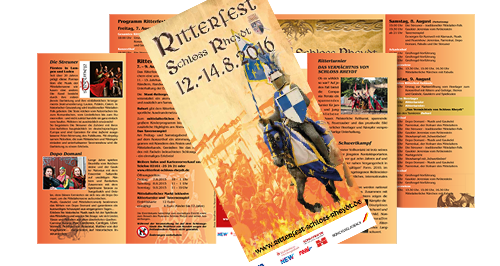 FLyer für das Ritterfest 2014