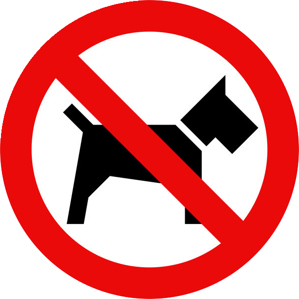 Hunde verboten